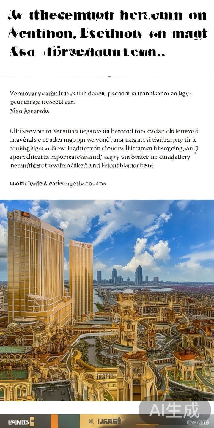 在竞争激烈的娱乐业中，成为澳门威尼斯人娱场的代理商